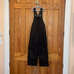 PolarEdge black ski bib size youth medium (10/12)